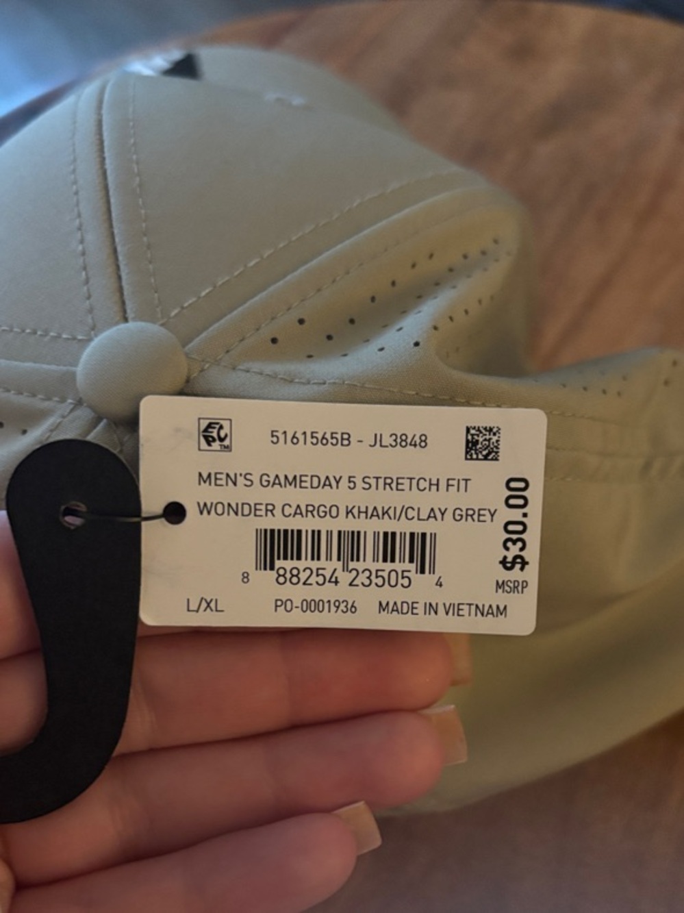 adidas Performance Stretch Cap in Clay Grey - Picture 2 of 7